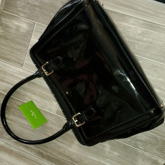 Kate Spade Black Patent Leather Purse - Picture 3 of 14